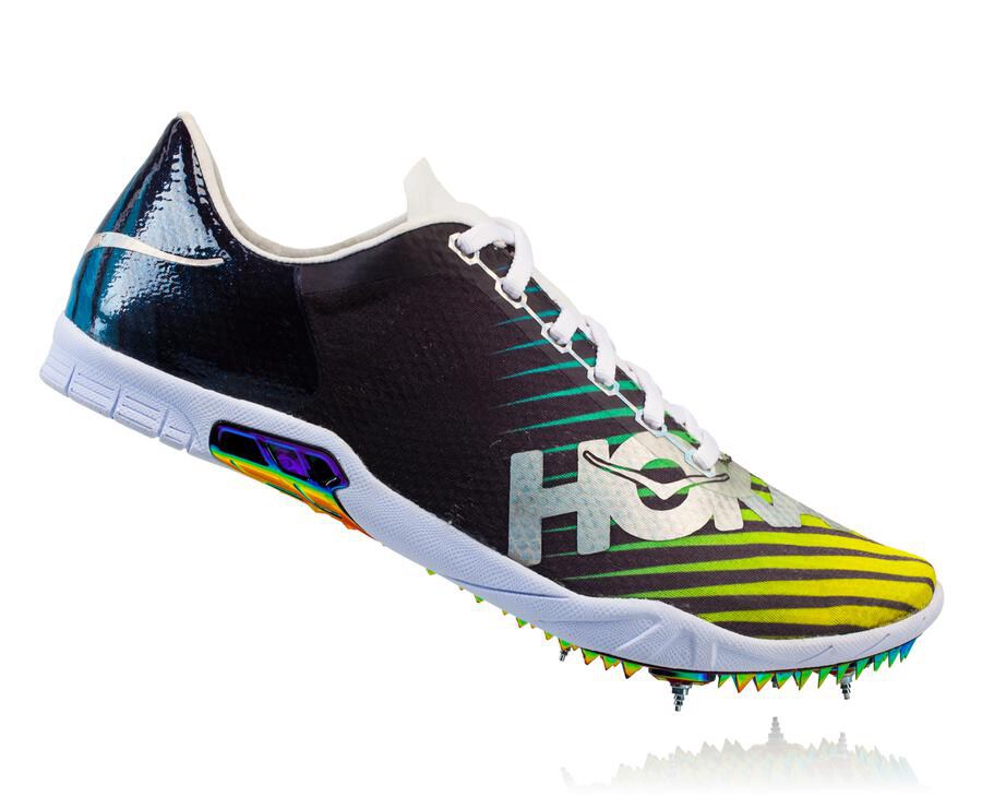 Hoka One One Spikes Dame - Speed Evo R - Sort/Hvide - 148530JUO